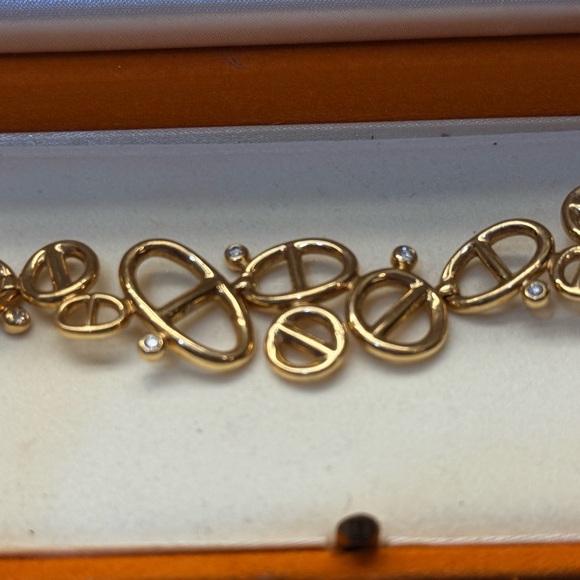 Hermes Bespoke Chaine D'ancre 18k Gold with Diamond - Picture 10 of 10